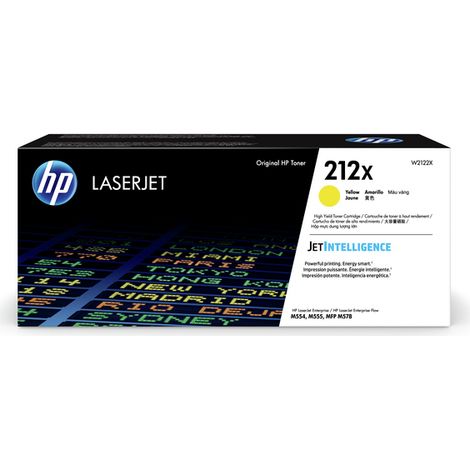 HP Toner LaserJet jaune grande capacité authentique 212X (1/3)