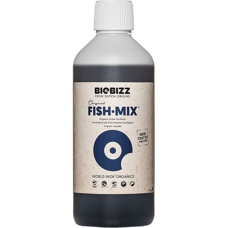 Engrais biologique Fish·Mix 500ml – Accélère la croissance des plantes – NPK 5-1-4 – Pour sols et substrats enrichis – Biobizz (1/4)