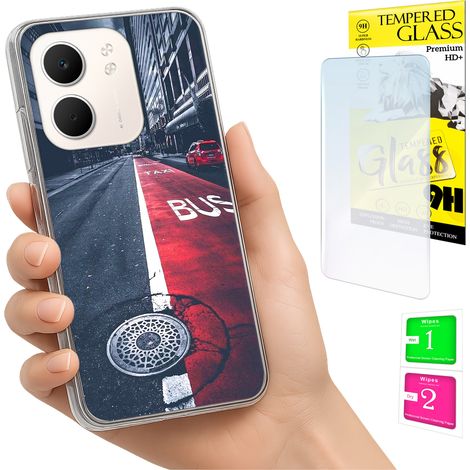 Funda para Oppo A5X Photo con tapa trasera y cristal 9H (1/5)