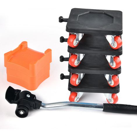 Decdeal 8pcs Möbel Mover Dolly Heavy Duty Lifter Großer Lager für Sofa -Tischschrank
