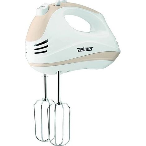 Batidora de mano Zelmer ZHM1651, blanca y beige (1/5)