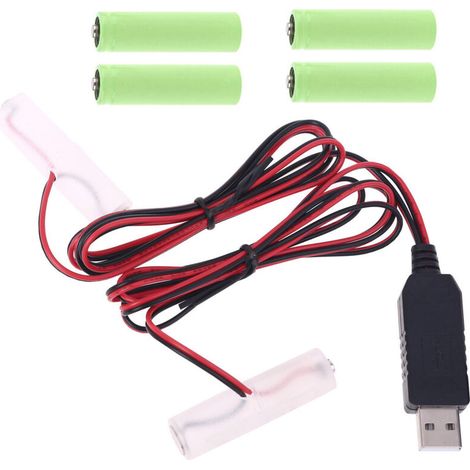 Adaptateur secteur USB 4,5 V permettant d'éliminer 3 piles AA/AAA pour talkie-walkie.-AquaForge