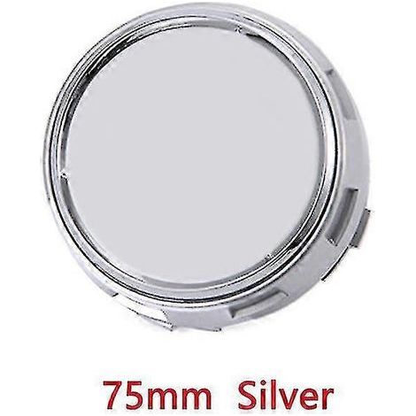 4 enjoliveurs de roue de voiture 75 mm A0004000900, accessoires de remplacement pour voiture, argent. (1/4)