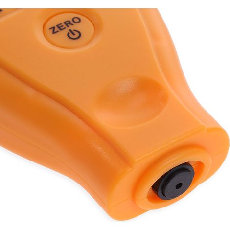 Jauge d'épaisseur de peinture, profondeur de revêtement avec écran LCD rétroéclairé (orange) (1/5)