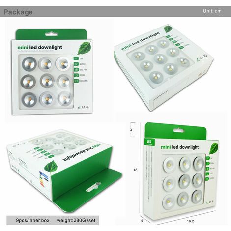 9 Mini Faretto 24v Incasso cob led 1w Foro 15mm segnapasso esterno interno ip65 Bianco Caldo (1/5)