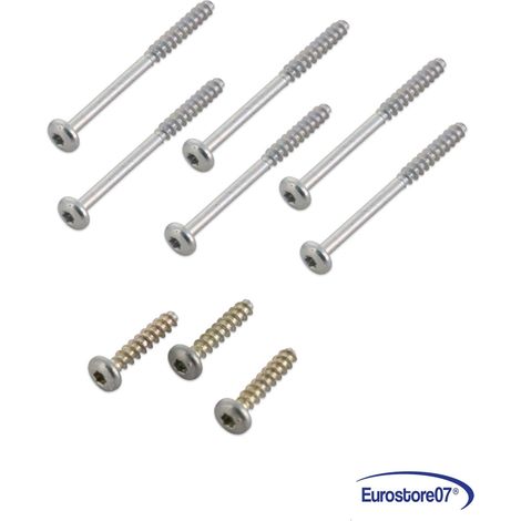 ASPIRAPOLVERE FOLLETTO VK140 / 150  6 VITI LUNGHE + 3 CORTE ASSEMBLAGGIO ADATTAB
