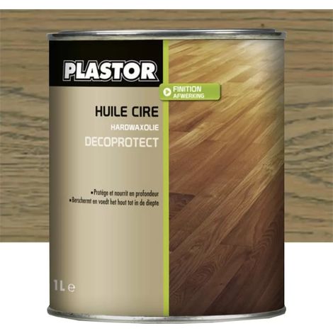 Huile Cire PLASTOR Decoprotect Chêne fumé 1 L (1/3)