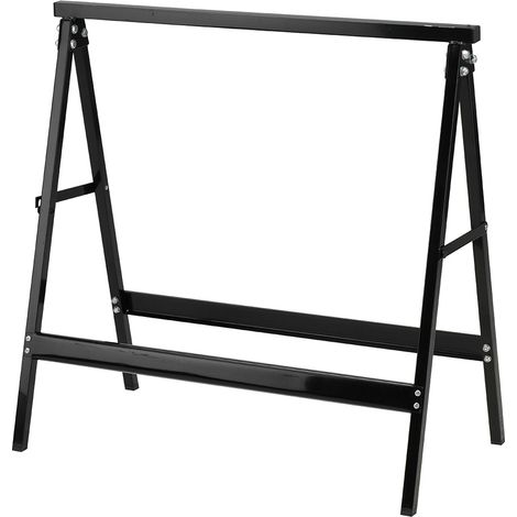 Cavalletto da Lavoro Pieghevole in Acciaio Portata max 100 Kg 76x37x78cm