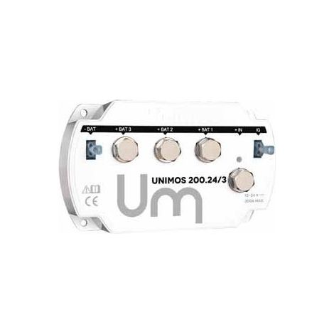 Repartiteur De Charge 12.24v - 200a - 3 Sorties - Unimos 200.24/3 - Uniteck