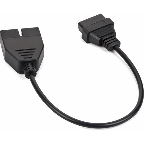 Adaptateur câble diagnostic OBD1 12 broches vers OBD2 16 broches pour GM, connecteur convertisseur, outil de scan, compatible voitures anciennes, robuste et fiable. (1/5)
