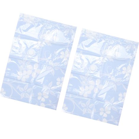 Ortviai Sac de rangement sous vide pour vêtements et couvertures – 2 pièces transparentes 40 x 60 cm, fermeture étanche (1/4)