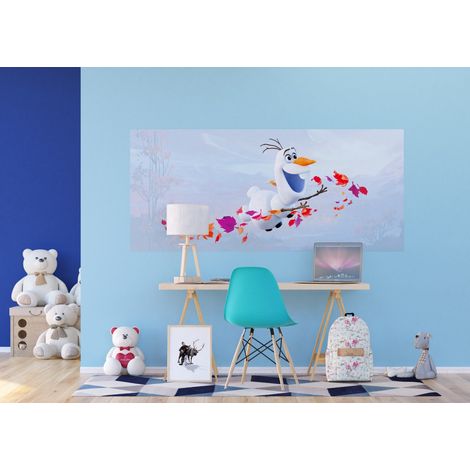 Poster géant Intissé - Disney La Reine des Neiges 2 - modèle Olaf 202 cm x 90 cm (1/3)