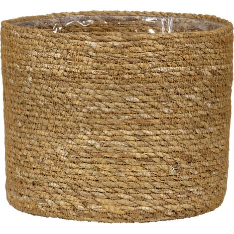 Scheurich Blumentopf Ø 13 cm Seegras natur