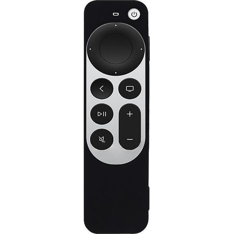 Kompatibel mit Apple TV 4K Siri Remote Hülle 2021, seidig-weiche, rutschfeste Schutzhülle aus Silikon für die Siri Remote 2. Generation [mit Trageband] (1/5)