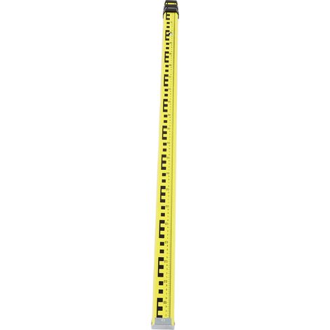 Doppelseitiges Teleskoplineal mit zwei Skalen, aus Aluminiumlegierung, einziehbares Messlineal, 3 Meter (1/5)