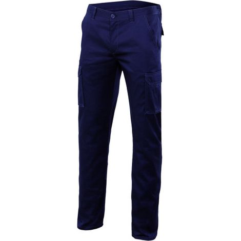Pantalón stretch multibolsillos 290 gramos con doble costura VELILLA Serie 103005S 36 Azul navy