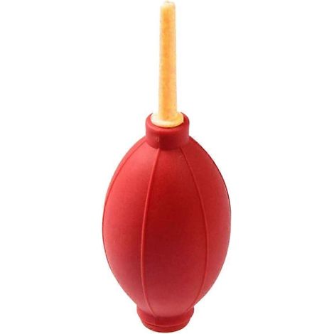 Gummiertes Druckluft-Reinigungswerkzeug zum Abstauben von Kameraobjektiven, Tastaturen und Laptop-Linsen – Rot (1/5)