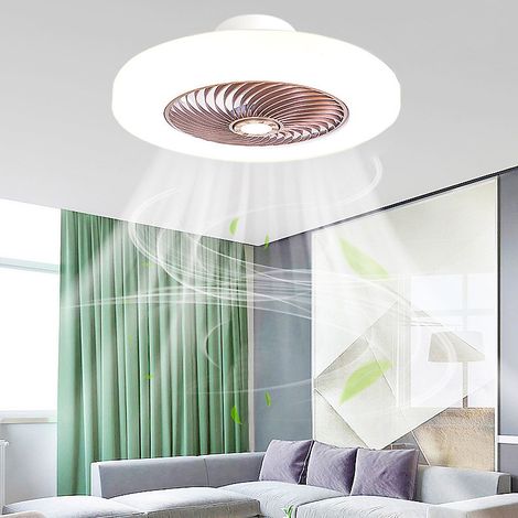 Ventilateur de plafond de 46 cm avec éclairage, télécommande / contrôle par app, intensité variable, 3 températures de couleur (1/5)