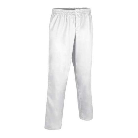 Pantalón de trabajo de corte recto VALENTO Pixel S Blanco
