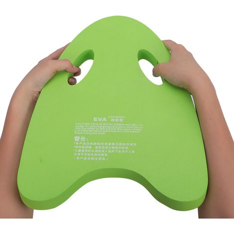 Schwimmbrett, Schwimmplatte A-Form, EVA-Rückenschwimmhilfe, Trainingshilfe, Schwimmhand, Schaumstoffbrett, Grün (1/5)
