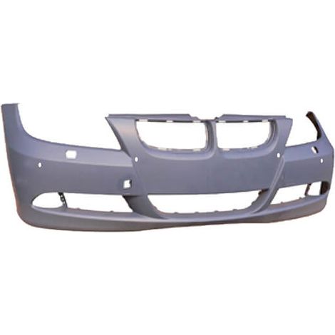 Pare-choc avant à peindre avec trous radars et lave-phares BMW Serie 3 E90/E91 phase 1 2005-2008