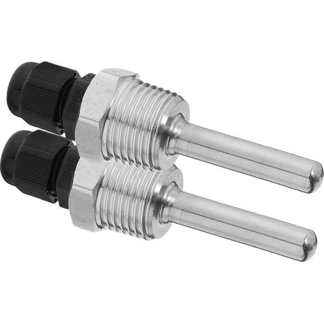 2pièces Thermomètre De Température Sans Soudure Acier Inoxydable Pour Chauffe-eau Lot De Courtes (1/5)