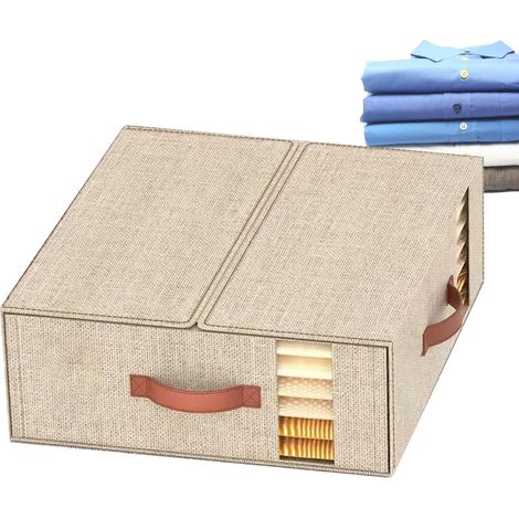 Boîte de Rangement pour Draps Boîte de Rangement Pliable pour Literie (1/5)