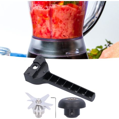 Mixmesser mit Schraubenschlüssel und abnehmbarem Sockel – Kompatibel mit Vitamix 5200 (946 ml/1889 ml) – Lebensmittelechtes PP und Edelstahl (1/5)