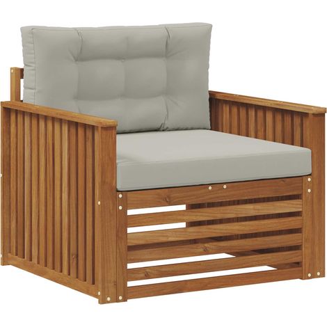 Maison Exclusive - Outdoor-Sofa Massives Akazienholz und Polyeste