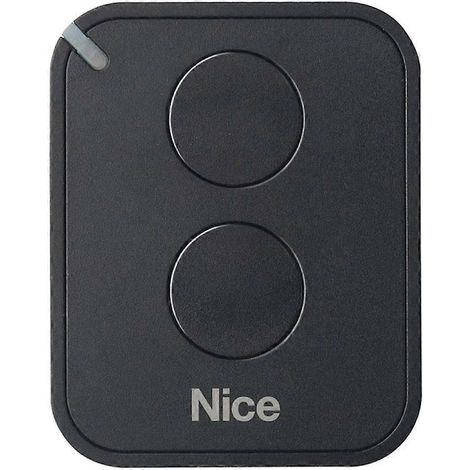 Télécommande NICE FLO2RE pour l'automatisation des portails et portes de garage, émetteur ON2E/A à deux boutons (pour NICE RB400 et (1/4)