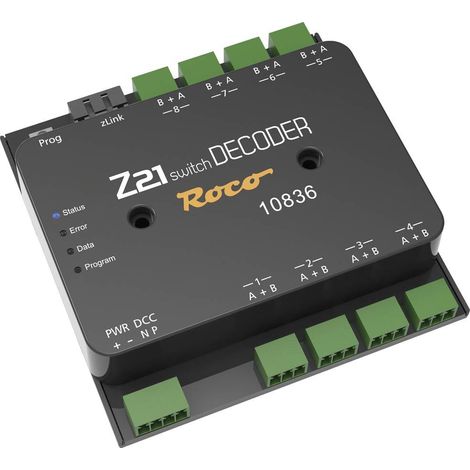 [NEUWERTIG] B-Ware Roco 10836 Z21 Switch Decoder Schaltdecoder Baustein Decoder Schalter