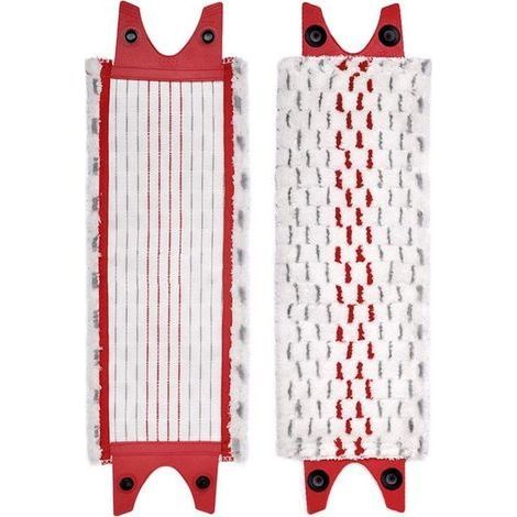 Panni per mocio in microfibra 46x14 cm – Confezione da 2 – Lavabili e riutilizzabili – Massima capacità di assorbimento per una pulizia efficace (1/5)