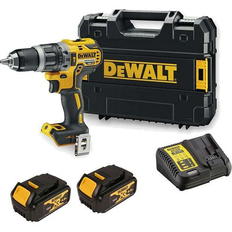 DeWALT DCD796M2 18v XR Cordless Brushless Combi Drill With 2x4Ah Batts, Charger And Carry Case (1/3)