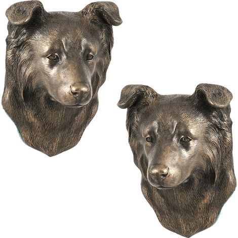 Border Collie - una statuetta canina, un busto da appendere, una decorazione unica per gli amanti dei cani, realizzata da Art-Dog. (1/5)