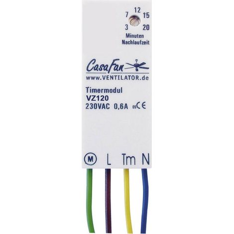 CasaFan VZ 120 Modulo Timer Bianco
