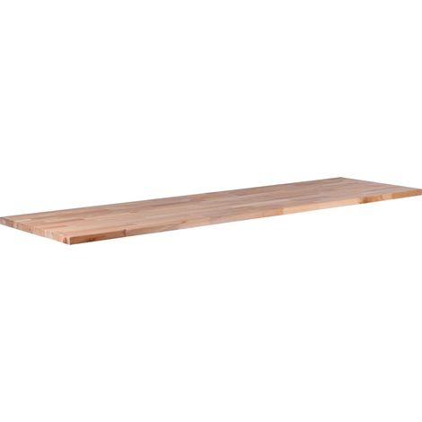 BGS Plan de travail en bois massif, 1950 x 550 x 30 mm (1/4)