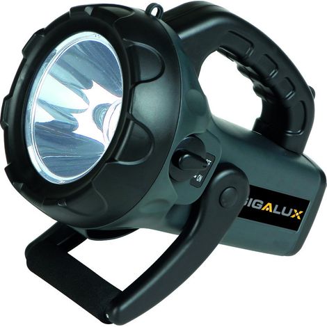 Lampe torche LED 800 lumens rechargeable – Portée 800m – Autonomie 3-4h – Chargeur 230V inclus – 2268 – Gigalux (1/4)