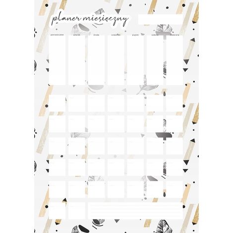 Calendario magnético para nevera de 40x56 cm.
