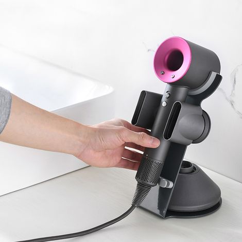 Supports pour sèche-cheveux Dyson Supersonic - Support magnétique pour douille, maintien fil et prise, galvanisé (2) (1/4)