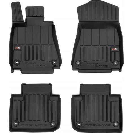 Tapis et essuie-glaces en caoutchouc pour Lexus GS 4 IV 2012-2020, canaux 3D (1/5)