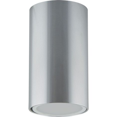 Spot de plafond aluminium GU10 Ø 5,6 cm spot de plafond rond en saillie chromé
