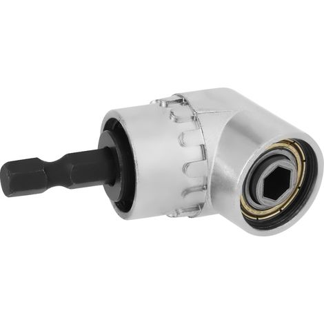 1/4in 105 Degree Angle Hex Extension Drill Bit Adjustable Screwdriver Socket Holder Adapter