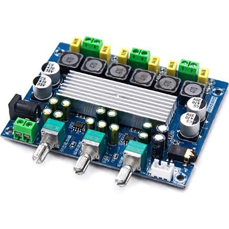 Carte d'amplificateur stéréo double canal 50 W x 2 + 100 W TPA3116, module d'amplificateur audio 2.1 canaux de classe D, 4 Ω 50 W, 8 Ω 30 W, 2 Ω 100 W (1/5)