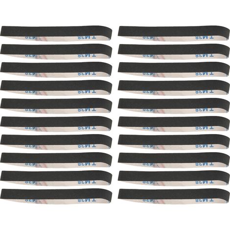 Rouleau de 20 Bandes Abrasives Papier de Verre pour Polissage Métal 120