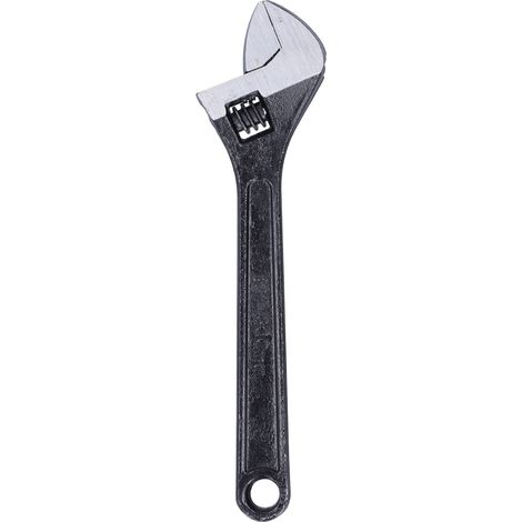 Clé à molette 11.8" – 45 acier – ergonomique – ouverte – quincaillerie – outil main – échelle
