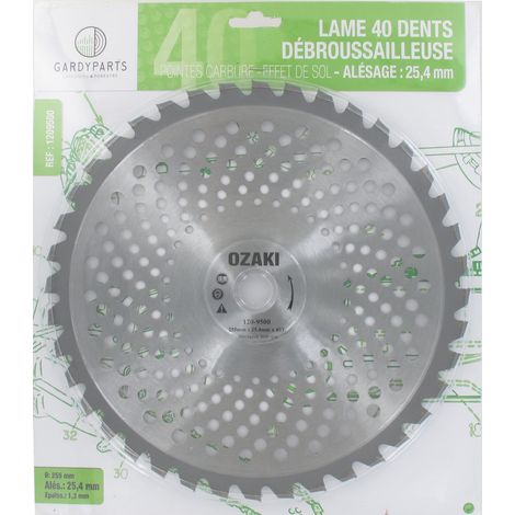Cuchilla 40 dientes 25,5cm UNIVERSELLE
