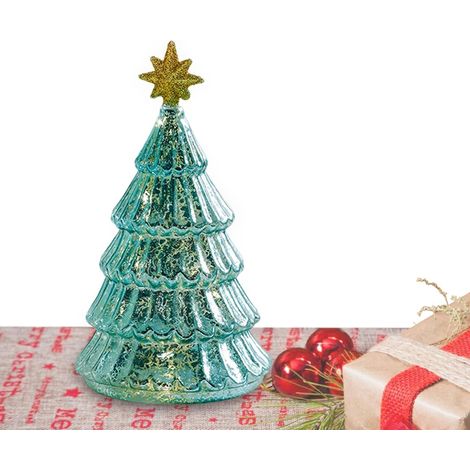 Veilleuse décorative en forme de sapin de Noël scintillante lampe de bureau parfaite pour la décoration de la maison et l'amélioration de l' des vacances (1/5)