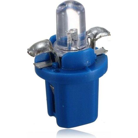 Ampoule Led Compteur Tableau De Bord T5 Bleu Avec Support Pour Voiture Tuning