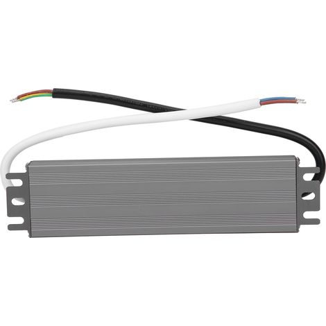 Alimentation à découpage étanche ultra-mince 80 W câblée, alimentation étanche pour pilote de LED, tension d'entrée : AC 110-250 V, DC 12 V (1/4)