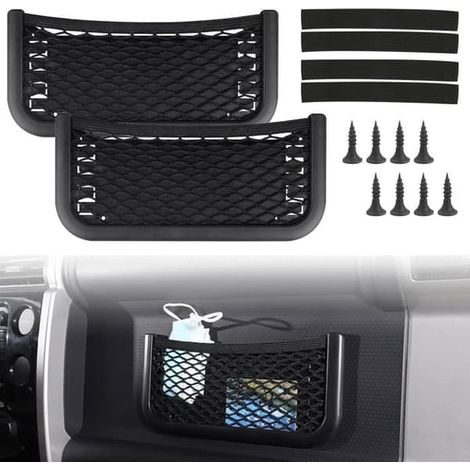 SABIR-Filet de rangement pour camping-car, lot de 2 filets de rangement pour voiture, poche de rangement pour camping-car. (1/4)